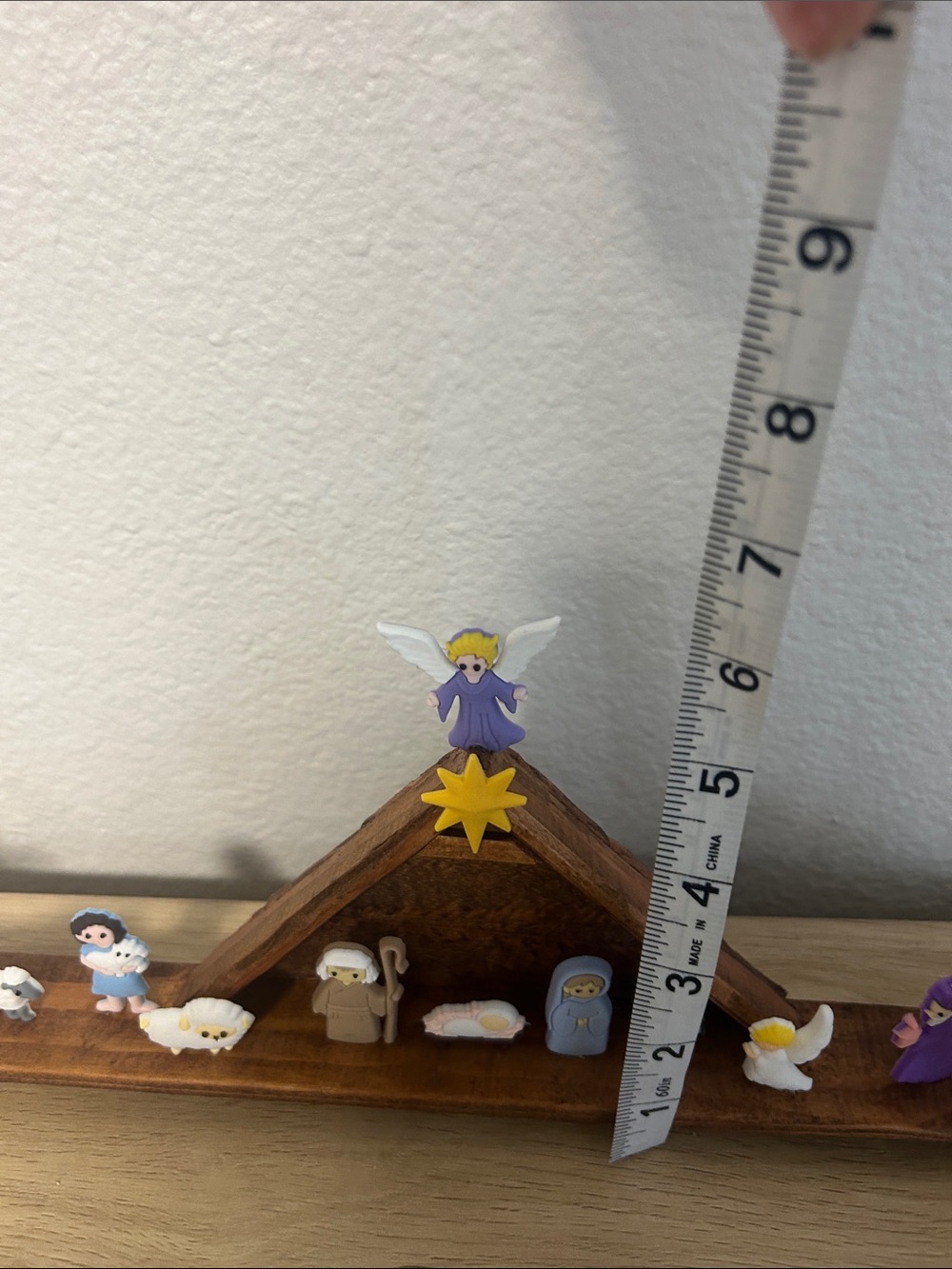 Wooden Mini Nativity Set with Figurines - Multicolor - Picture 8 of 8